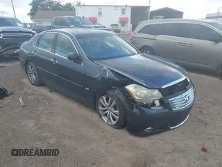 2010 Infiniti M z VIN JN1CY0AP3AM910255, wystawiony jako IAAI lot #42327002 z przebiegiem 126 979 mil mil oraz . Historia ofert i sprzedaży dostępna na DreamBid. Obrazek 1.