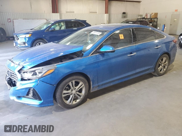 2018 Hyundai Sonata Limited with VIN 5NPE34AF1JH658549, listed as a Copart auction lot 49905755 with 152,908 mi miles and Salvage Title. Bid and sale history available at carsss.com. Image 1.