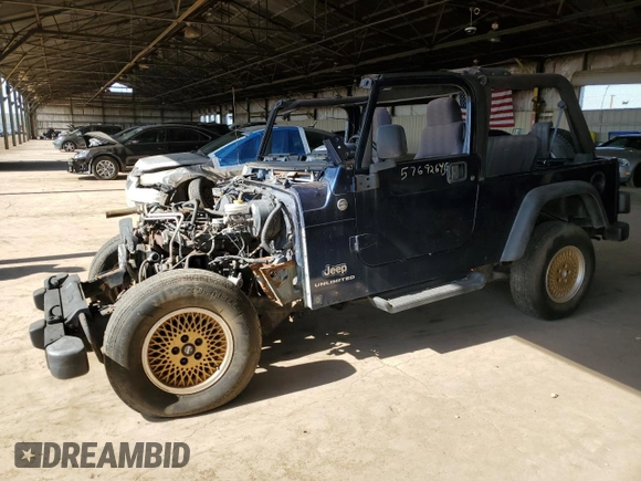 2005 Jeep Wrangler Unlimited с VIN 1J4FA44S65P376026, выставлен на аукционе Copart как лот 57692645 с пробегом Не указан миль и Чистый • Clean title. История ставок и продаж доступна на DreamBid. Изображение 1.