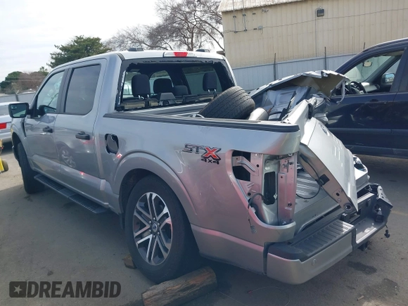 2023 Ford F-150 XL with VIN 1FTEW1EP1PKF59071, listed as a IAAI auction lot 41499063 with 27,432 mi miles. Bid and sale history available at carsss.com. Image 14.