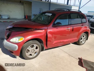 2002 Chrysler PT Cruiser Limited with VIN 3C8FY68B62T310752, listed as a Copart auction lot 64825614 with 156,676 mi miles and Salvage Title. Bid and sale history available at carsss.com. Image 1.