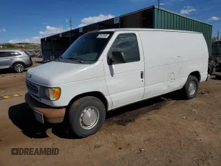 2002 Ford Econoline Cargo with VIN 1FTRE142X2HA55487, listed as a Copart auction lot 52957645 with 270,731 mi miles and Clean Title. Bid and sale history available at carsss.com. Image 1.