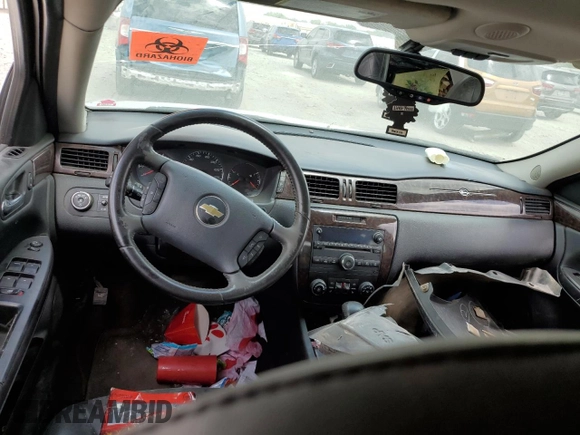 2014 Chevrolet Impala LTZ with VIN 2G1WC5E35E1115800, listed as a Copart auction lot 56685685 with 190,457 mi miles and Salvage title. Bid and sale history available at DreamBid. Image 8.