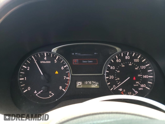2013 Nissan Pathfinder SL with VIN 5N1AR2MN8DC634345, listed as a Copart auction lot 57957755 with 137,674 mi miles and Salvage title. Bid and sale history available at DreamBid. Image 9.