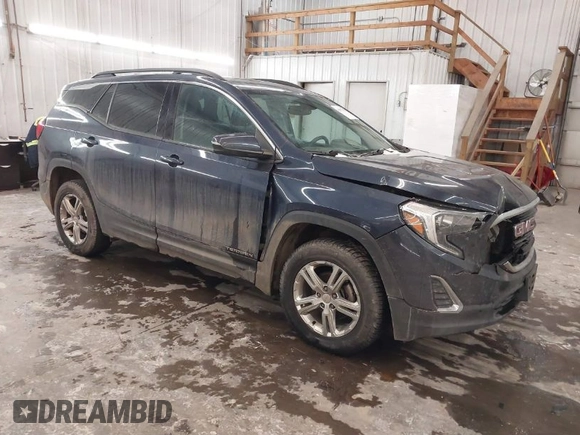 2018 GMC Terrain SLE with VIN 3GKALTEV0JL361531, listed as a IAAI auction lot 40997651 with 109,343 mi miles. Bid and sale history available at carsss.com. Image 1.