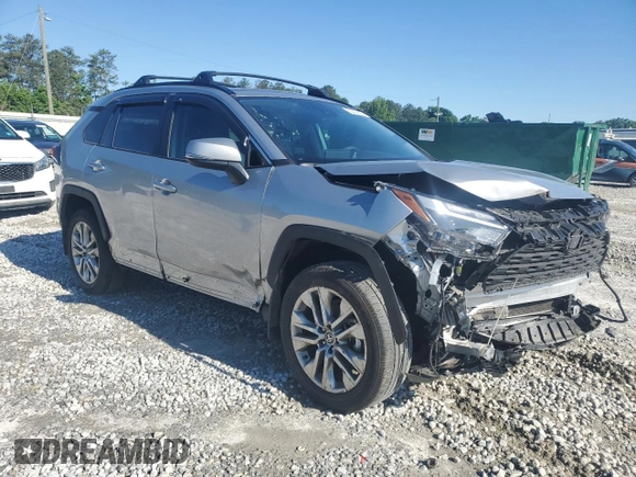 2024 Toyota RAV4 XLE Premium with VIN 2T3C1RFV2RC286896, listed as a Copart auction lot 55402635 with 18,872 mi miles and Salvage title. Bid and sale history available at DreamBid. Image 4.