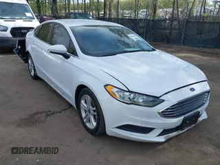 2018 Ford Fusion SE with VIN 3FA6P0HD7JR159134, listed as a IAAI auction lot 41994565 with 49,950 mi miles. Bid and sale history available at carsss.com. Image 1.