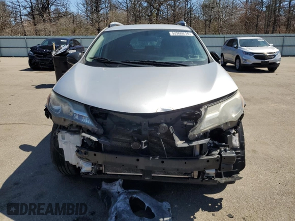 2015 Toyota RAV4 LE with VIN 2T3BFREV3FW342496, listed as a Copart auction lot 52960215 with 129,520 mi miles and Salvage Title. Bid and sale history available at DreamBid. Image 5.