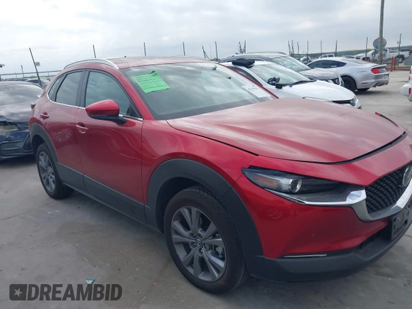 2025 Mazda CX-30 S Carbon Edition with VIN 3MVDMBCM8SM793580, listed as a IAAI auction lot 42159191 with 3,857 mi miles and . Bid and sale history available at DreamBid. Image 1.