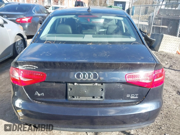 2013 Audi A4 Premium Plus with VIN WAUFFAFL7DN041344, listed as a IAAI auction lot 41194184 with 106,187 mi miles. Bid and sale history available at carsss.com. Image 17.