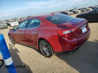 2016 Maserati Ghibli S Q4 с VIN ZAM57RTA5G1183888, выставлен на аукционе Copart как лот 69885764 с пробегом 65 868 миль миль и Списание • Salvage title. История ставок и продаж доступна на DreamBid. Изображение 2.