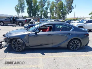 2023 Lexus IS 350 F Sport z VIN JTHGZ1B27P5063424, wystawiony jako IAAI lot #42233332 z przebiegiem 61 589 mil mil oraz . Historia ofert i sprzedaży dostępna na DreamBid. Obrazek 13.