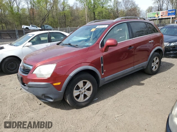 2008 Saturn VUE XE with VIN 3GSCL33P18S725856, listed as a Copart auction lot 53676715 with 0 mi miles and Salvage Title. Bid and sale history available at carsss.com. Image 1.