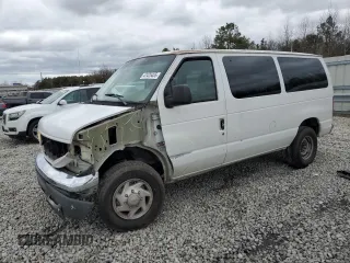 2006 Ford Econoline Passenger XL with VIN 1FBNE31L76HA02327, listed as a Copart auction lot 47425455 with 186,476 mi miles and Salvage Title. Bid and sale history available at carsss.com. Image 1.