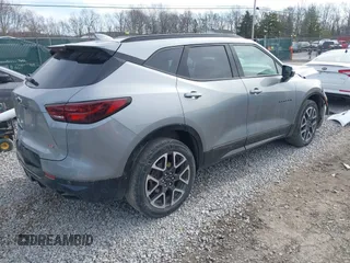 2023 Chevrolet Blazer RS with VIN 3GNKBKRS1PS185611, listed as a IAAI auction lot 41779239 with 33,209 mi miles and . Bid and sale history available at DreamBid. Image 4.