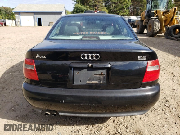 1999 Audi A4 with VIN WAUED28D8XA056525, listed as a Copart auction lot 72055614 with 179,261 mi miles and Salvage Title. Bid and sale history available at carsss.com. Image 6.