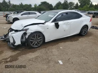 2017 Lexus IS 300 with VIN JTHCM1D21H5020337, listed as a Copart auction lot 61195705 with 92,353 mi miles and Salvage title. Bid and sale history available at DreamBid. Image 1.