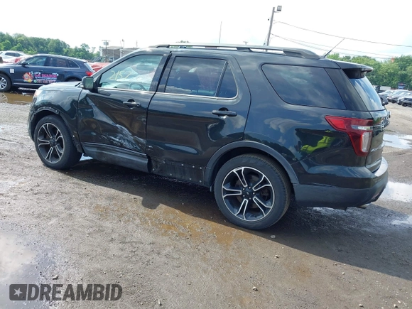 2015 Ford Explorer Sport z VIN 1FM5K8GTXFGA00534, wystawiony jako IAAI lot #42562157 z przebiegiem 178 420 mil mil oraz . Historia ofert i sprzedaży dostępna na DreamBid. Obrazek 3.