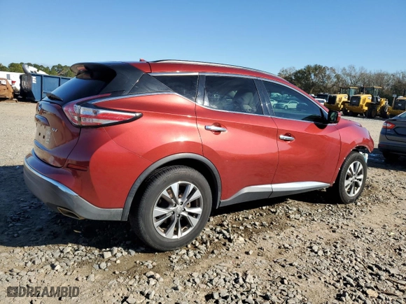2016 Nissan Murano S with VIN 5N1AZ2MG9GN119011, listed as a Copart auction lot 82353424 with 165,314 mi miles and Salvage Title. Bid and sale history available at carsss.com. Image 3.