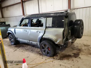 2020 Land Rover Defender X with VIN SALEX7EU4L2022865, listed as a Copart auction lot 51490495 with 81,314 mi miles and Salvage title. Bid and sale history available at DreamBid. Image 2.