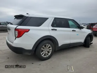2021 Ford Explorer with VIN 1FMSK7BH5MGC45559, listed as a Copart auction lot 45323835 with 105,652 mi miles and Salvage Title. Bid and sale history available at carsss.com. Image 3.