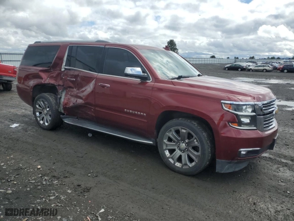 2017 Chevrolet Suburban Premier with VIN 1GNSKJKCXHR210202, listed as a Copart auction lot 51320895 with 146,273 mi miles and Salvage Title. Bid and sale history available at carsss.com. Image 4.