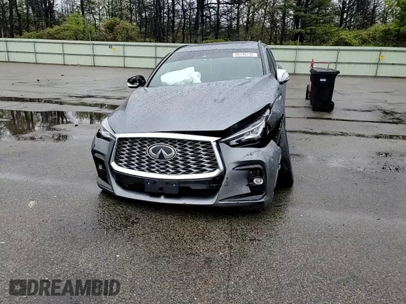 2023 Infiniti QX55 Luxe z VIN 3PCAJ5JR9PF124484, wystawiony jako Copart lot #56116735 z przebiegiem 14 781 mil mil oraz Szkoda całkowita • Salvage title. Historia ofert i sprzedaży dostępna na DreamBid. Obrazek 14.