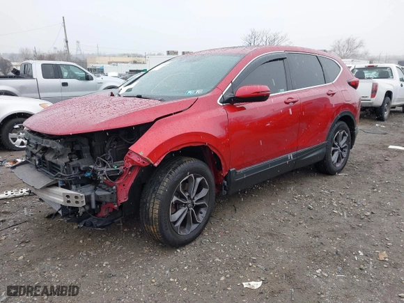 2020 Honda CR-V EX-L with VIN 2HKRW2H86LH663785, listed as a IAAI auction lot 41351938 with 1 mi miles. Bid and sale history available at carsss.com. Image 16.