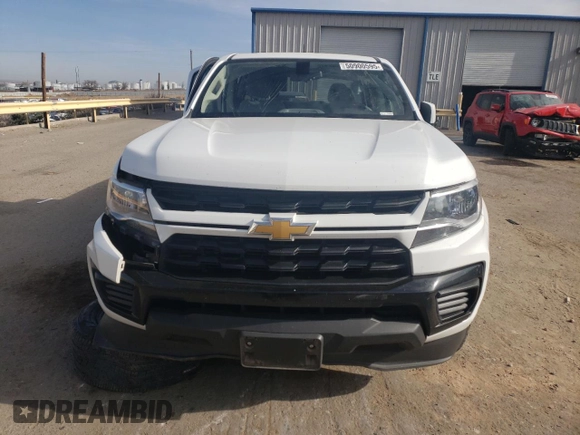 2022 Chevrolet Colorado 2WD Work Truck with VIN 1GCGSBEN6N1103224, listed as a Copart auction lot 50900595 with 68,783 mi miles and Salvage title. Bid and sale history available at DreamBid. Image 5.