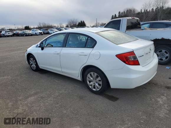 2012 Honda Civic z VIN 2HGFB2F44CH034163, wystawiony jako Copart lot #84198064 z przebiegiem 180 135 mil mil oraz Czysty tytuł • Clean title. Historia ofert i sprzedaży dostępna na DreamBid. Obrazek 2.