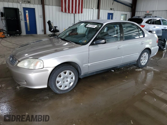 2000 Honda Civic VP z VIN 2HGEJ6611YH535305, wystawiony jako Copart lot #60373365 z przebiegiem 157 718 mil mil oraz Czysty tytuł • Clean title. Historia ofert i sprzedaży dostępna na DreamBid. Obrazek 1.