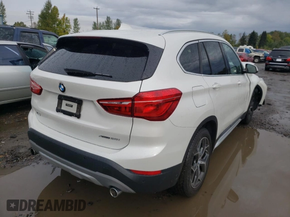 2019 BMW X1 xDrive28i with VIN WBXHT3C59K3H34632, listed as a Copart auction lot 65202402 with 44,866 mi miles. Bid and sale history available at carsss.com. Image 4.