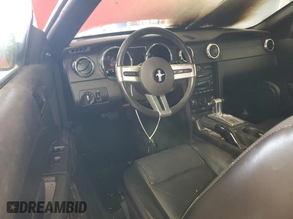 2007 Ford Mustang Deluxe with VIN 1ZVFT84NX75329658, listed as a Copart auction lot 60537385 with Not provided miles and Salvage title. Bid and sale history available at DreamBid. Image 8.