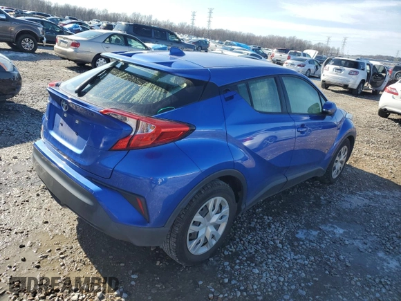 2019 Toyota C-HR XLE with VIN JTNKHMBX7K1060160, listed as a Copart auction lot 88132215 with 0 mi miles and Salvage Title. Bid and sale history available at carsss.com. Image 3.