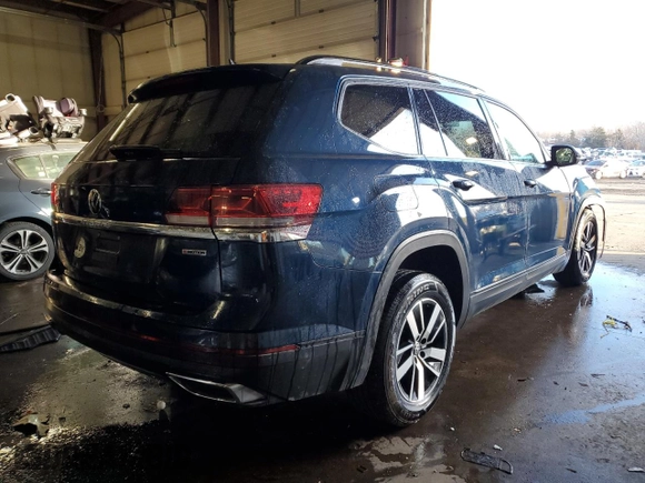 2022 Volkswagen Atlas SE z VIN 1V2LP2CA2NC516728, wystawiony jako Copart lot #41972145 z przebiegiem 61 728 mil mil oraz Szkoda całkowita • Salvage title. Historia ofert i sprzedaży dostępna na DreamBid. Obrazek 3.