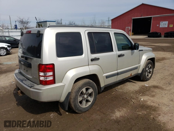 2008 Jeep Liberty Sport with VIN 1J8GN28K08W131724, listed as a Copart auction lot 49146405 with 244,265 mi miles and Clean Title. Bid and sale history available at DreamBid. Image 3.