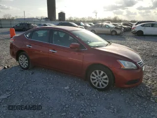 2015 Nissan Sentra SV with VIN 3N1AB7AP8FY315715, listed as a Copart auction lot 49109555 with 175,674 mi miles and Salvage Title. Bid and sale history available at carsss.com. Image 4.