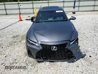 2024 Lexus IS 350 F Sport with VIN JTHBZ1B24R5082333, listed as a Copart auction lot 57138925 with 2,477 mi miles and Salvage title. Bid and sale history available at DreamBid. Image 14.