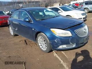 2011 Buick Regal CXL RL3 with VIN W04GR5EC1B1011861, listed as a IAAI auction lot 41727551 with 67,159 mi miles. Bid and sale history available at carsss.com. Image 1.