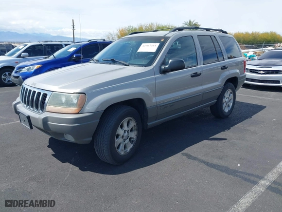 2001 Jeep Grand Cherokee Laredo with VIN 1J4GW48S81C708484, listed as a IAAI auction lot 41907414 with 1 mi miles. Bid and sale history available at carsss.com. Image 2.