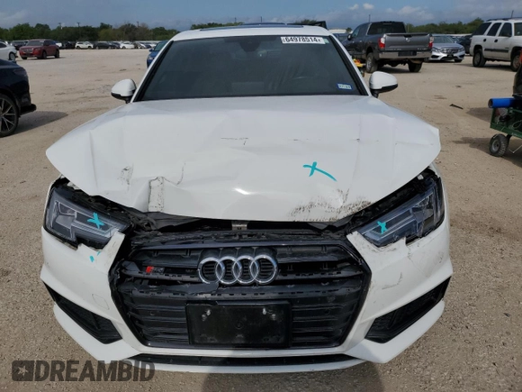 2018 Audi S4 Premium Plus with VIN WAUB4AF45JA115957, listed as a Copart auction lot 64978514 with 70,857 mi miles and Clean Title. Bid and sale history available at carsss.com. Image 5.