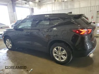 2019 Chevrolet Blazer with VIN 3GNKBGRS7KS642752, listed as a Copart auction lot 60169425 with 44,419 mi miles and Salvage title. Bid and sale history available at DreamBid. Image 2.