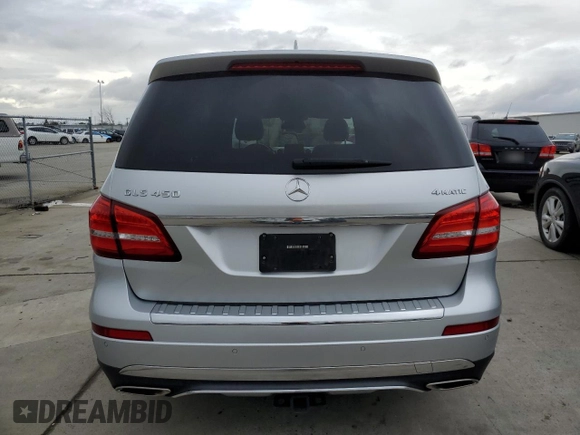 2017 Mercedes-Benz GLS with VIN 4JGDF6EEXHA791789, listed as a Copart auction lot 36477163 with 117,161 mi miles. Bid and sale history available at carsss.com. Image 6.
