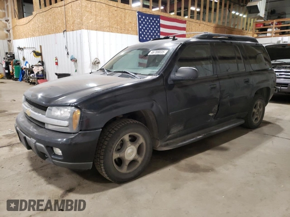 2006 Chevrolet TrailBlazer LS with VIN 1GNET16S666146766, listed as a Copart auction lot 46708035 with 138,111 mi miles and Salvage Title. Bid and sale history available at DreamBid. Image 1.