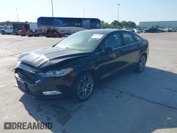 2017 Ford Fusion SE with VIN 3FA6P0HD0HR368080, listed as a IAAI auction lot 41428408 with 74,426 mi miles. Bid and sale history available at carsss.com. Image 2.