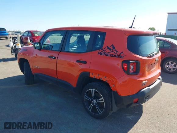 2017 Jeep Renegade Sport z VIN ZACCJBAH9HPG07336, wystawiony jako IAAI lot #42219901 z przebiegiem 118 696 mil mil oraz . Historia ofert i sprzedaży dostępna na DreamBid. Obrazek 3.