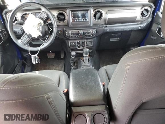2020 Jeep Wrangler Unlimited Sport Altitude with VIN 1C4HJXDN8LW329075, listed as a Copart auction lot 49470025 with 78,380 mi miles and Salvage title. Bid and sale history available at DreamBid. Image 8.