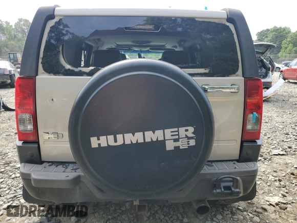 2006 Hummer H3 with VIN 5GTDN136668197039, listed as a Copart auction lot 60621614 with 209,051 mi miles and Salvage Title. Bid and sale history available at carsss.com. Image 6.