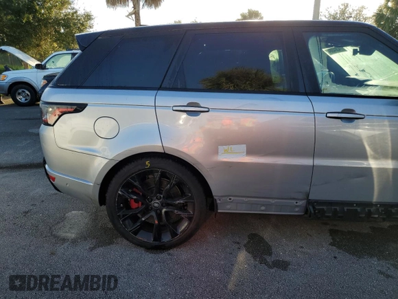 2022 Land Rover Range Rover Sport HST with VIN SALWS2RU3NA235380, listed as a Copart auction lot 74304884 with 16,242 mi miles and Non repairable. Bid and sale history available at DreamBid. Image 13.