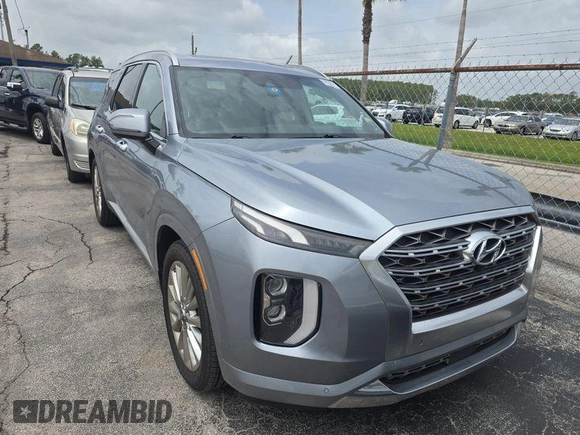 2020 Hyundai Palisade Limited with VIN KM8R5DHE4LU071615, listed as a IAAI auction lot 42566424 with 62,562 mi miles and . Bid and sale history available at DreamBid. Image 8.
